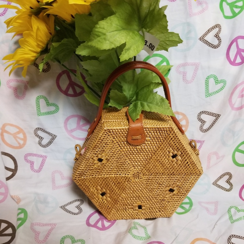 Hexagon  Shaped Bali Bag 2 in 1